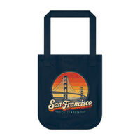 San Francisco Retro Sunset Tote Bag