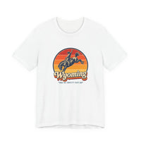 Wyoming Bucking Bronco Cowboy Tee