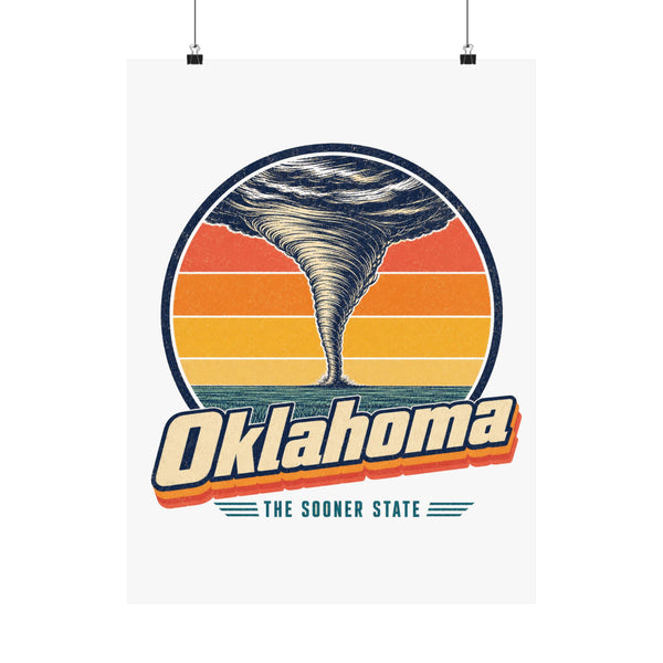 Oklahoma Tornado On The Plains Poster