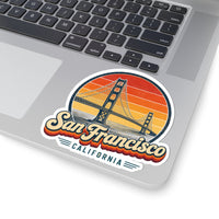 San Francisco Retro Sunset Sticker