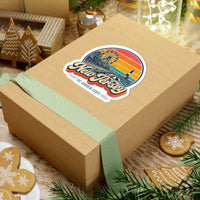 New Jersey Retro Sunset Sticker