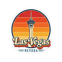 Las Vegas Retro Sunset Sticker