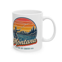 Montana Fly Fishing River Mug