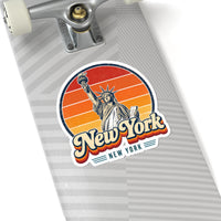 New York City Retro Sunset Sticker