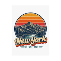 New York Adirondack Peaks Poster