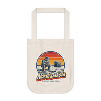 North Dakota Ice Fishing Tote Bag