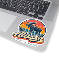 Alaska Bull Moose Sticker