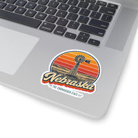 Nebraska Prairie Windmill Sticker