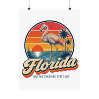 Florida Flamingo Poster