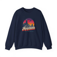 Massachusetts Retro Sunset Sweatshirt