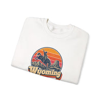 Wyoming Retro Sunset Sweatshirt