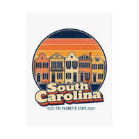South Carolina Rainbow Row Charleston Poster