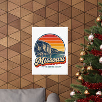 Missouri Ozark Lake Bluffs Poster
