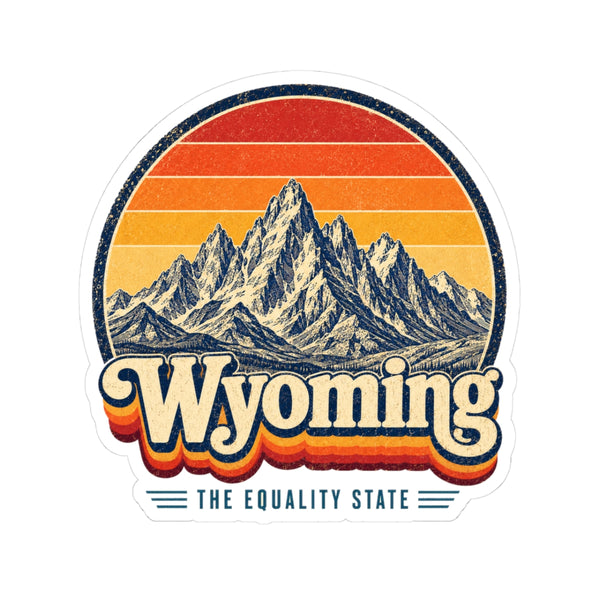 Wyoming Grand Tetons Sticker