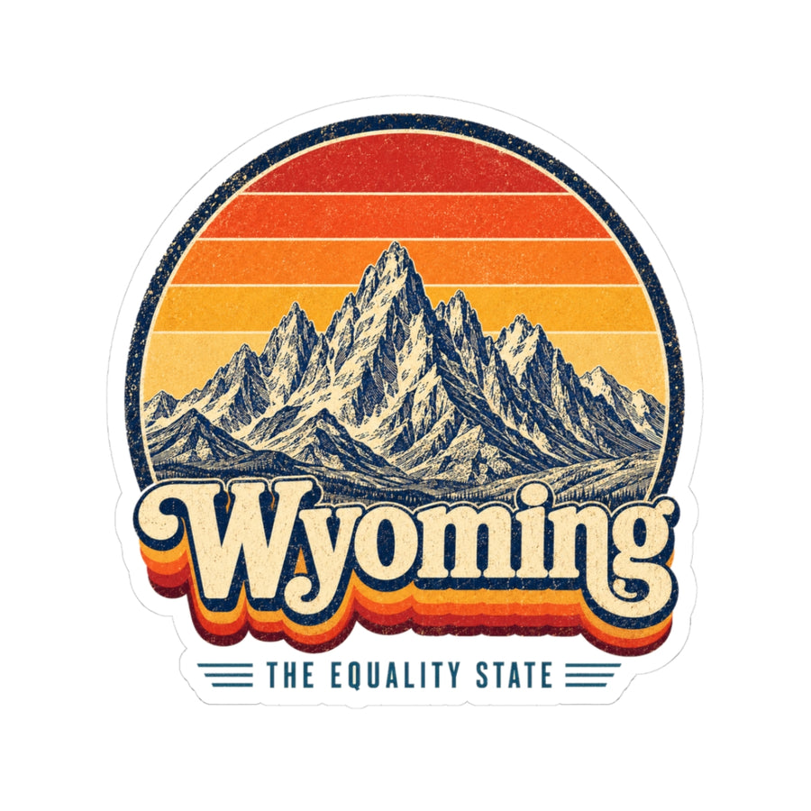 Wyoming Grand Tetons Sticker