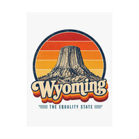 Wyoming Devils Tower Poster