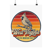 West Virginia Cardinal Poster