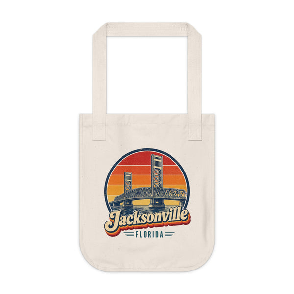 Jacksonville Retro Sunset Tote Bag