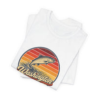 Washington Leaping Salmon Tee