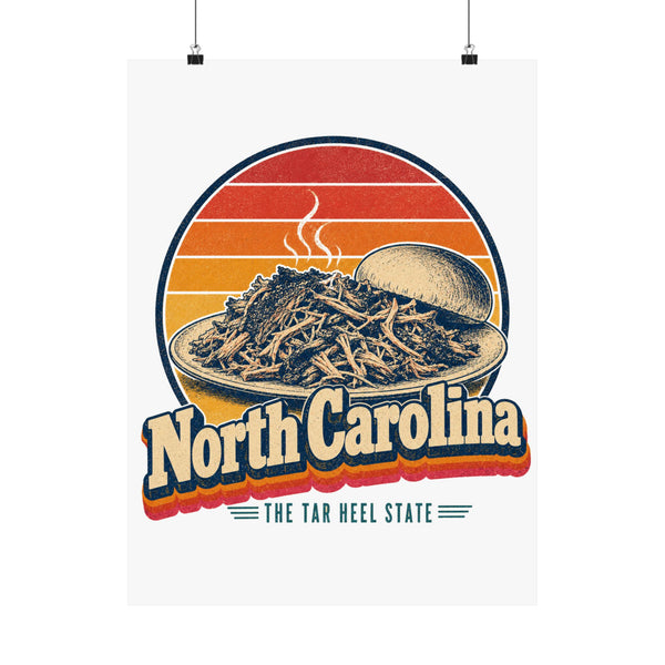 North Carolina Pulled Pork Bbq Poster