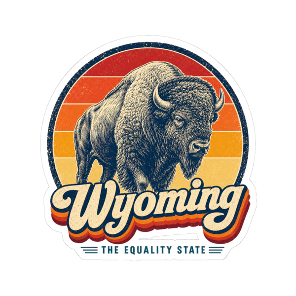 Wyoming Bison Sticker