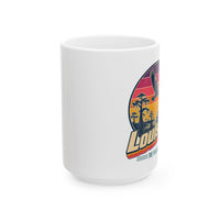 Louisiana Retro Sunset Mug