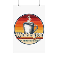 Washington Coffee Cup Poster