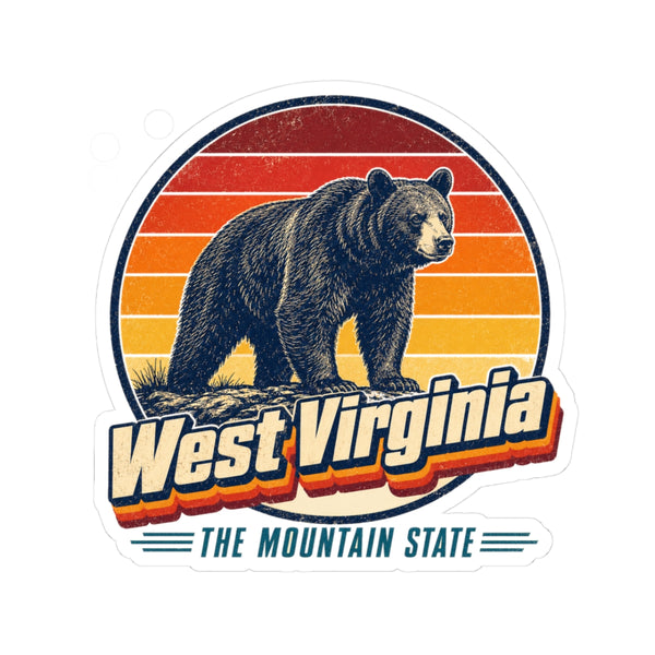 West Virginia Black Bear Sticker