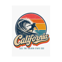 California Surfing Poster