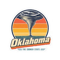 Oklahoma Tornado On The Plains Sticker