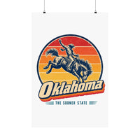 Oklahoma Rodeo Cowboy Poster