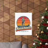 Massachusetts Minuteman Statue Poster