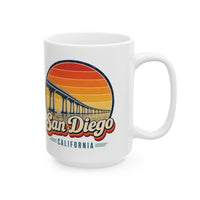 San Diego Retro Sunset Mug