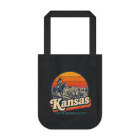 Kansas Dodge City Cattle Drive Tote Bag