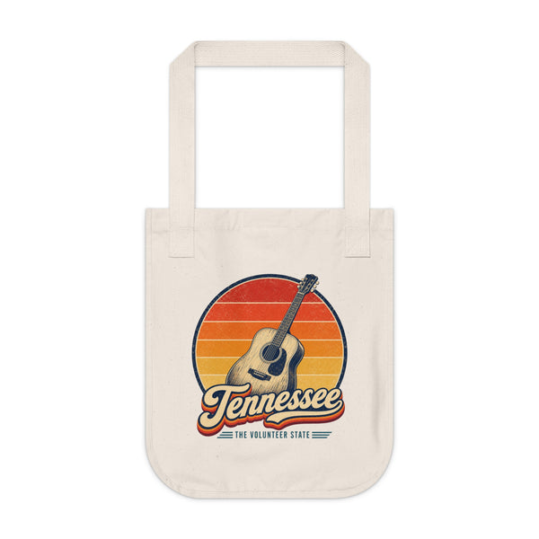 Tennessee Acoustic Guitar Nashville Tote Bag