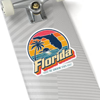 Florida Retro Sunset Sticker