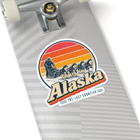 Alaska Dog Sledding Sticker