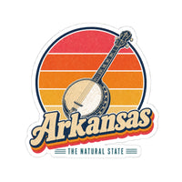 Arkansas Ozark Folk Banjo Sticker