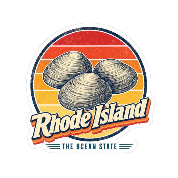 Rhode Island Quahog Clams Sticker