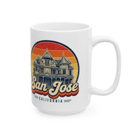 San Jose Retro Sunset Mug