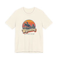 Wyoming Retro Sunset Tee