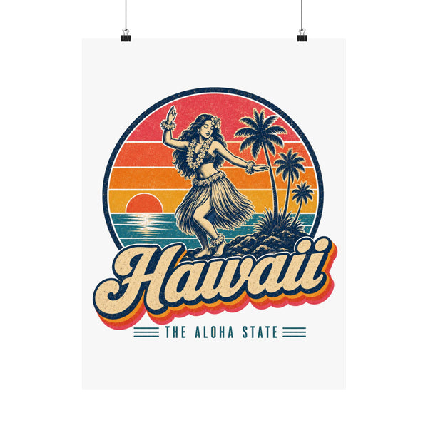 Hawaii Hula Dancer Poster