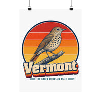 Vermont Hermit Thrush Poster