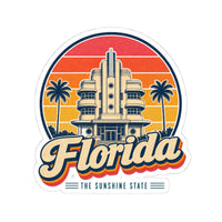 Florida Art Deco Miami Sticker