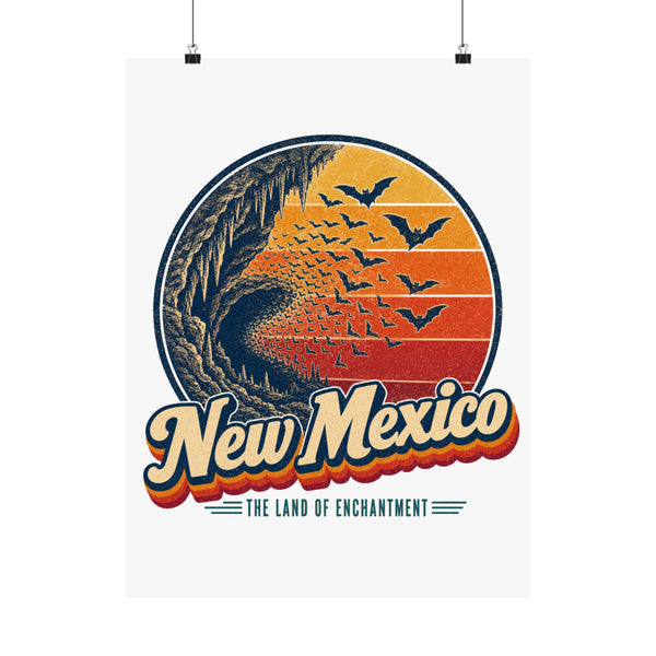 New Mexico Carlsbad Caverns Bats Poster