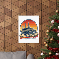 Mississippi Paddlewheel Riverboat Poster