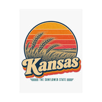 Kansas Wheat Fields Poster