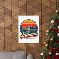 Indiana Covered Bridge Poster