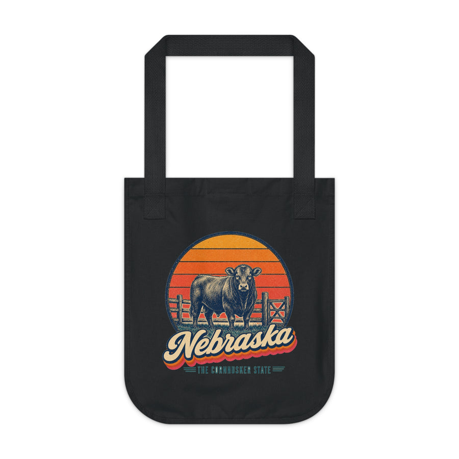 Nebraska Cattle Ranch Tote Bag