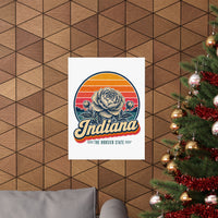 Indiana Peony Poster